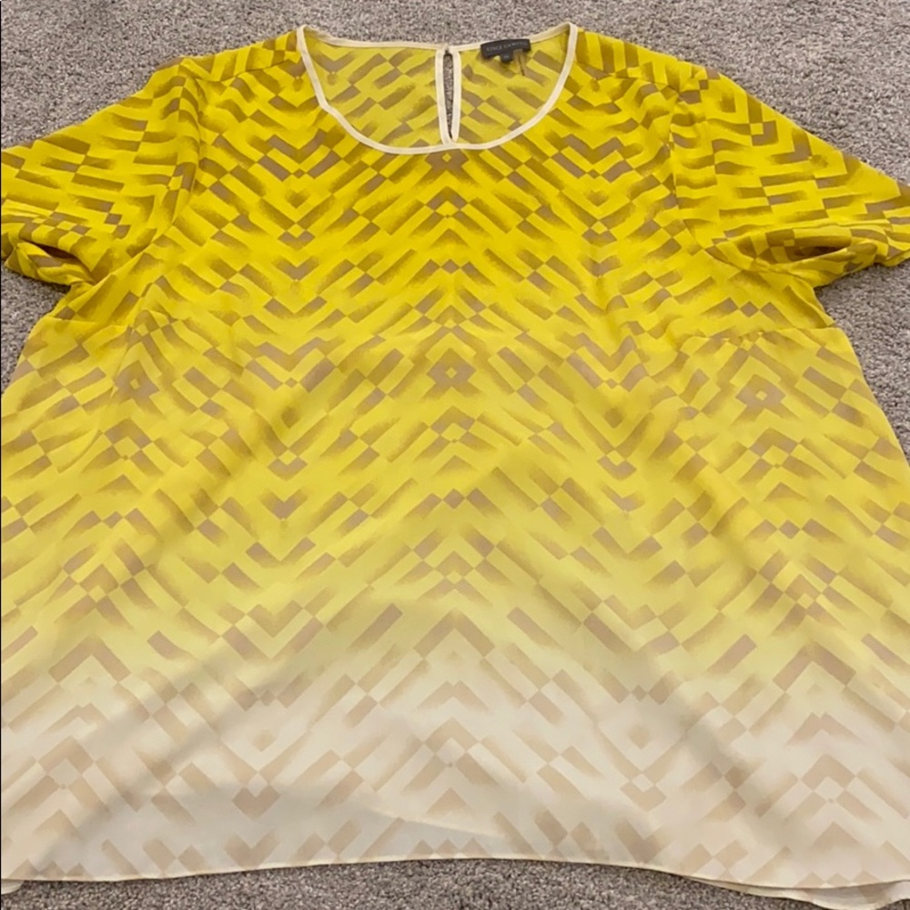 Vince Camuto Ombré Silk Top